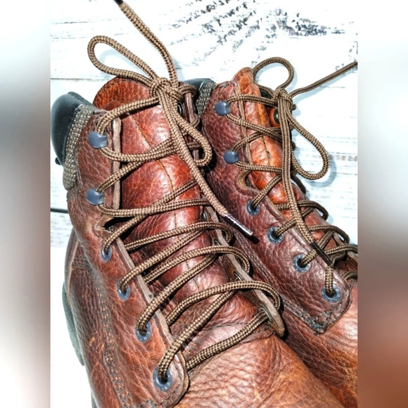 Red Wing Boots 2326 Supersole Size 9 Leather Work Utility Steel Toe Blue Collar - Picture 6 of 9